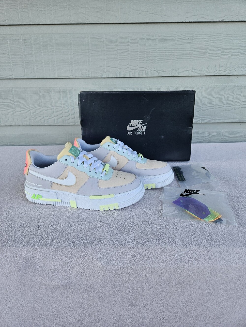 Nike Air Force 1 Low Woman SZ 7.5 Shoe Pixel Have A Nice Game Pink DO2330-511